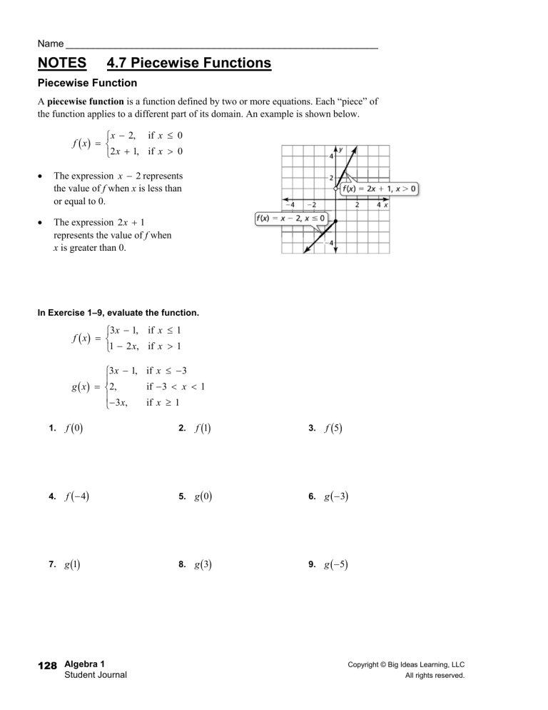 A student carefully drawing a coordinate plane on a paper worksheet
