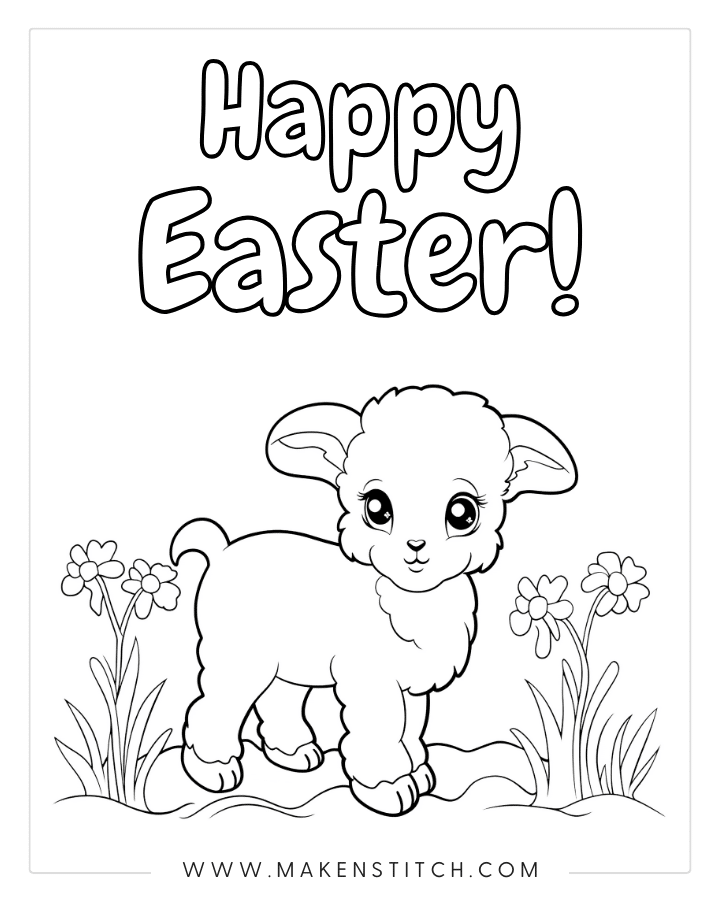 A child carefully coloring an educational sheet featuring seasonal motifs