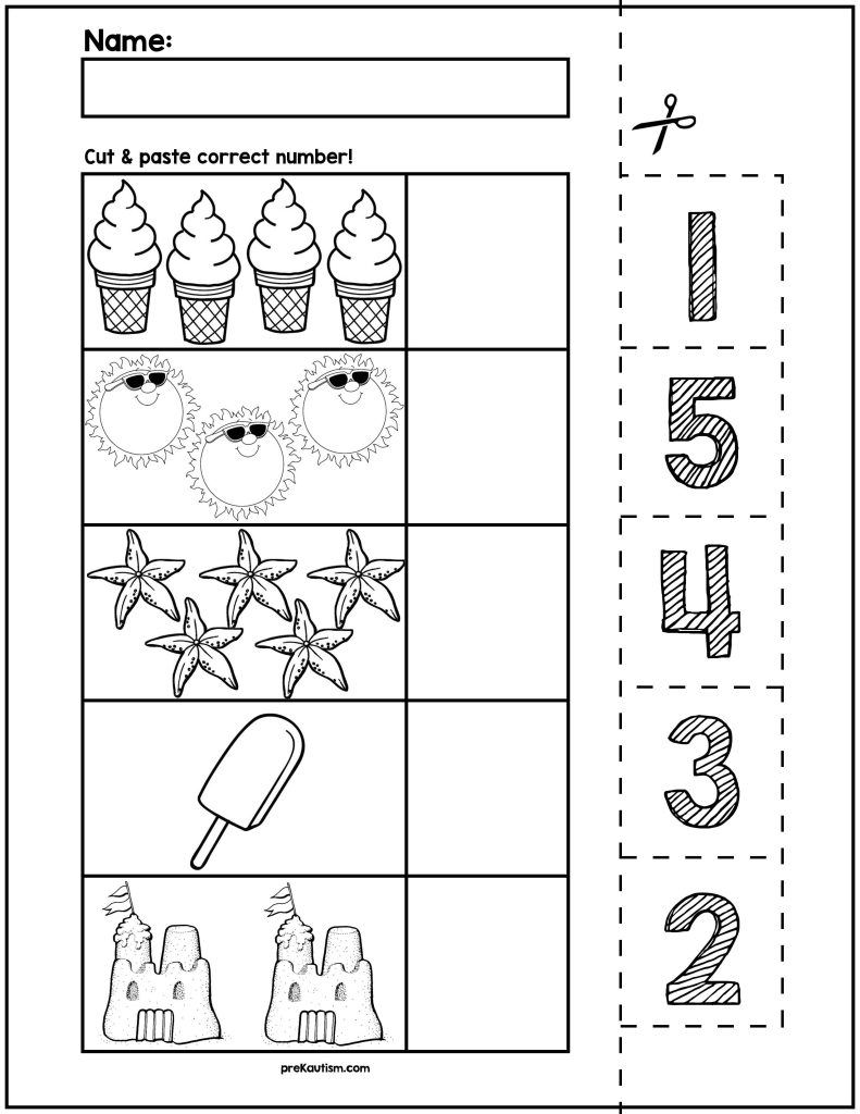 A teacher pointing at a number on a worksheet to help a student