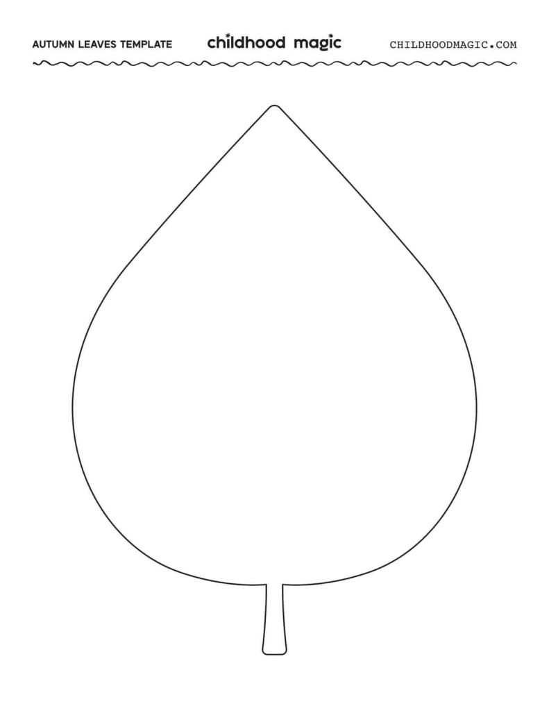 A collection of various printable leaf outlines displayed on a wooden desk