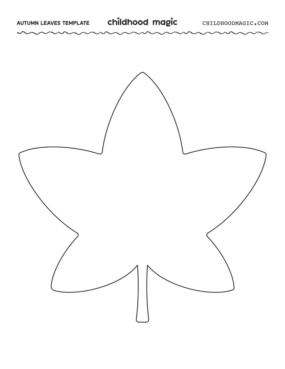 A collection of various printable leaf outlines displayed on a wooden desk