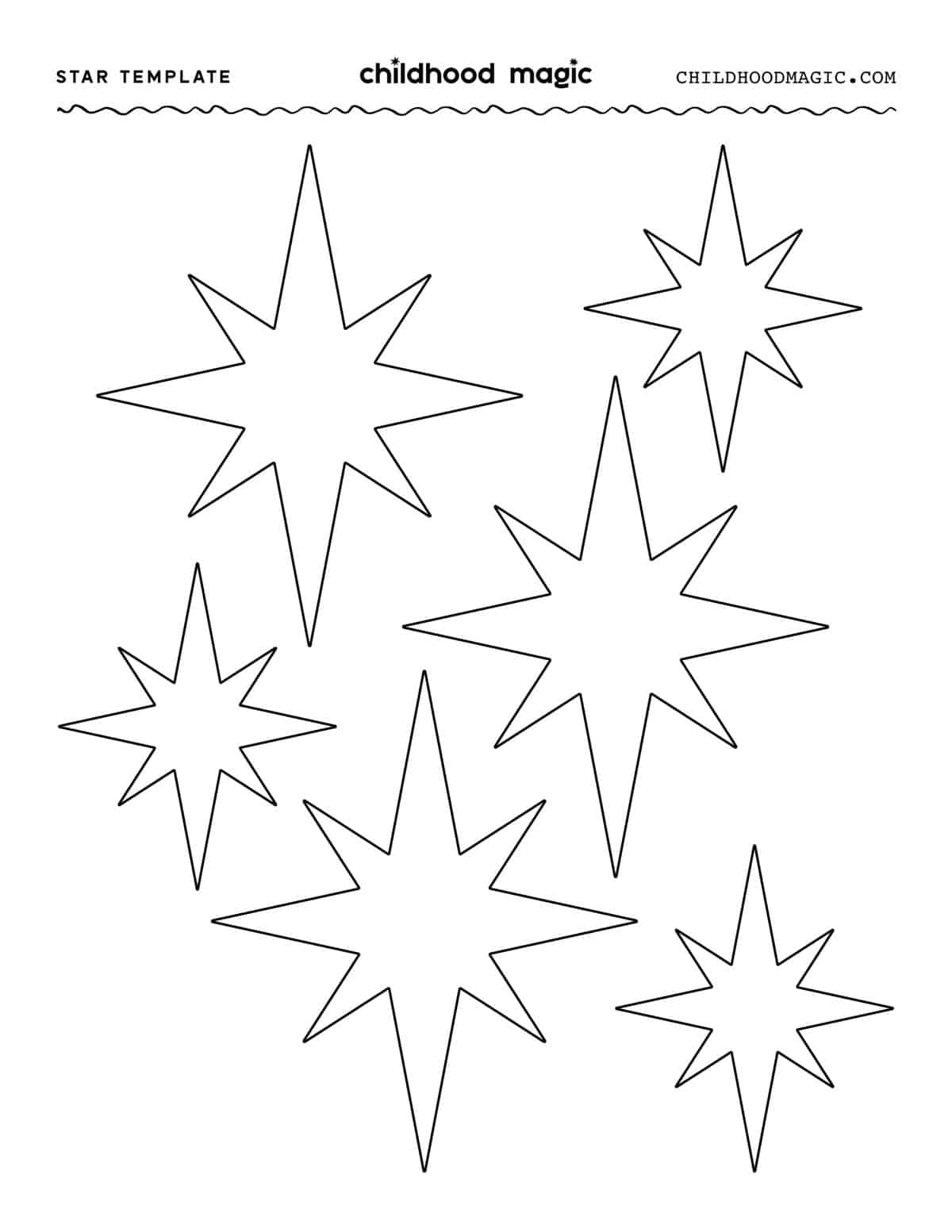 Child placing colorful tissue paper inside a black paper star frame