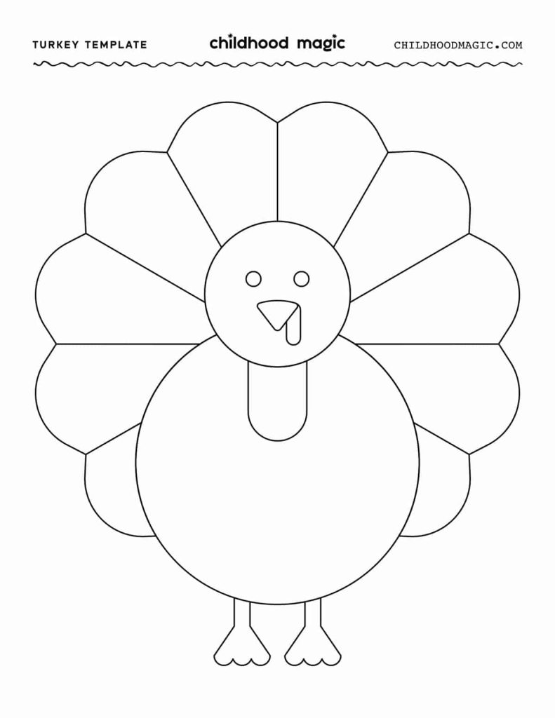A creative display of multiple student-made turkey crafts on a classroom wall