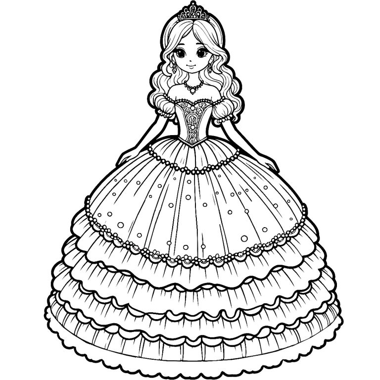 A child coloring a princess sheet with educational patterns