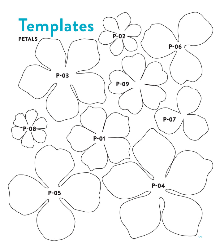 A diverse array of colorful paper petals prepared for a classroom lesson
