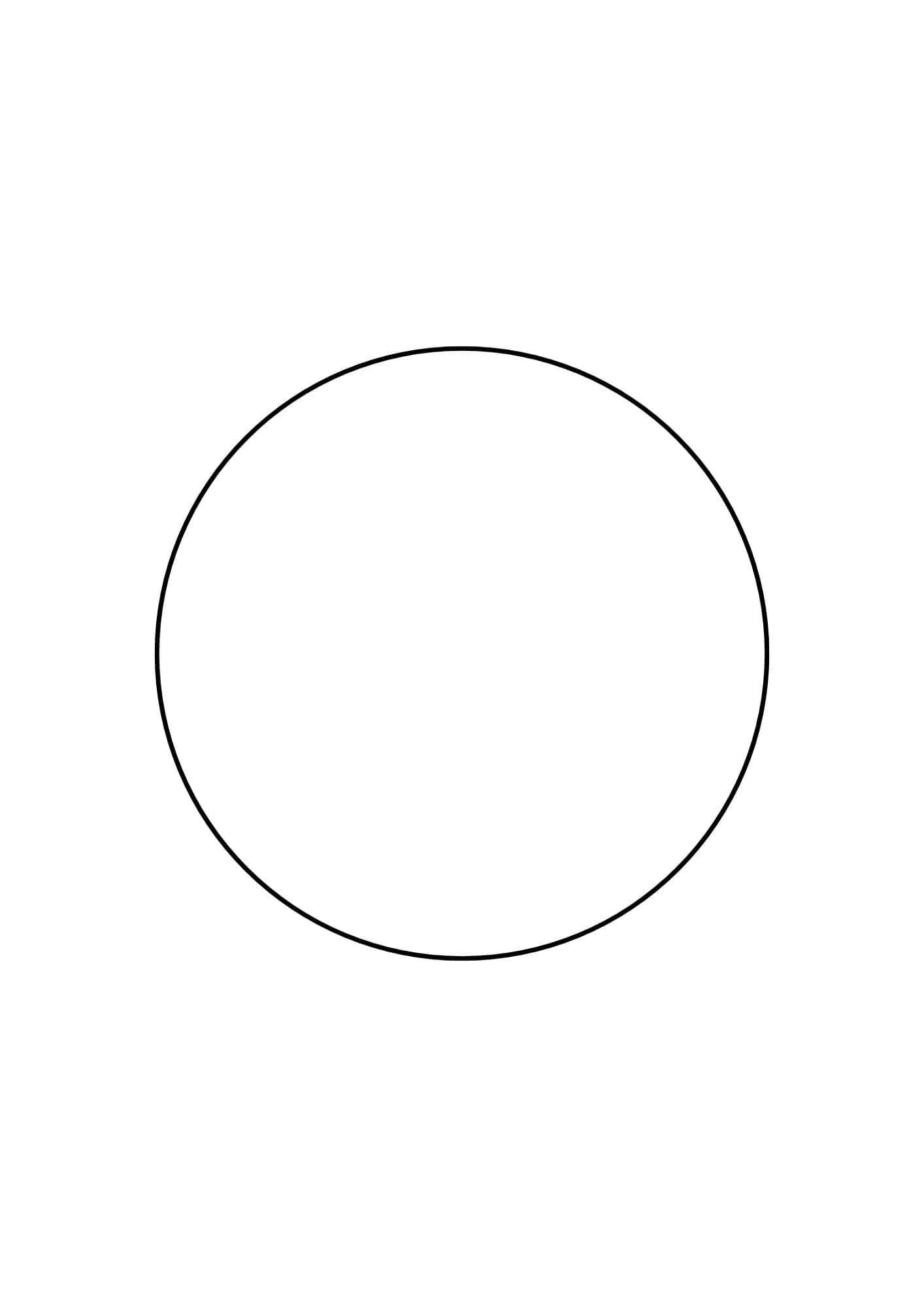 A stack of various sized paper circles ready for crafting