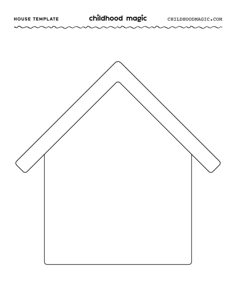 A close up of a paper craft house with hand drawn brick patterns
