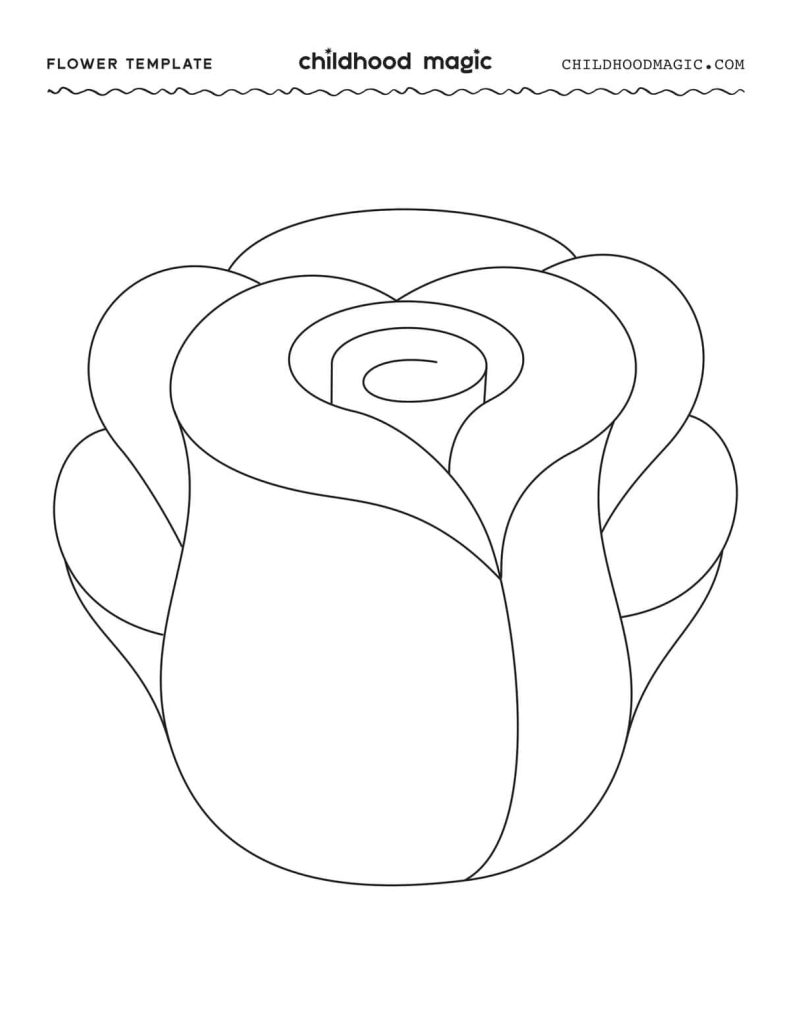 Set of various floral line art printables on a table