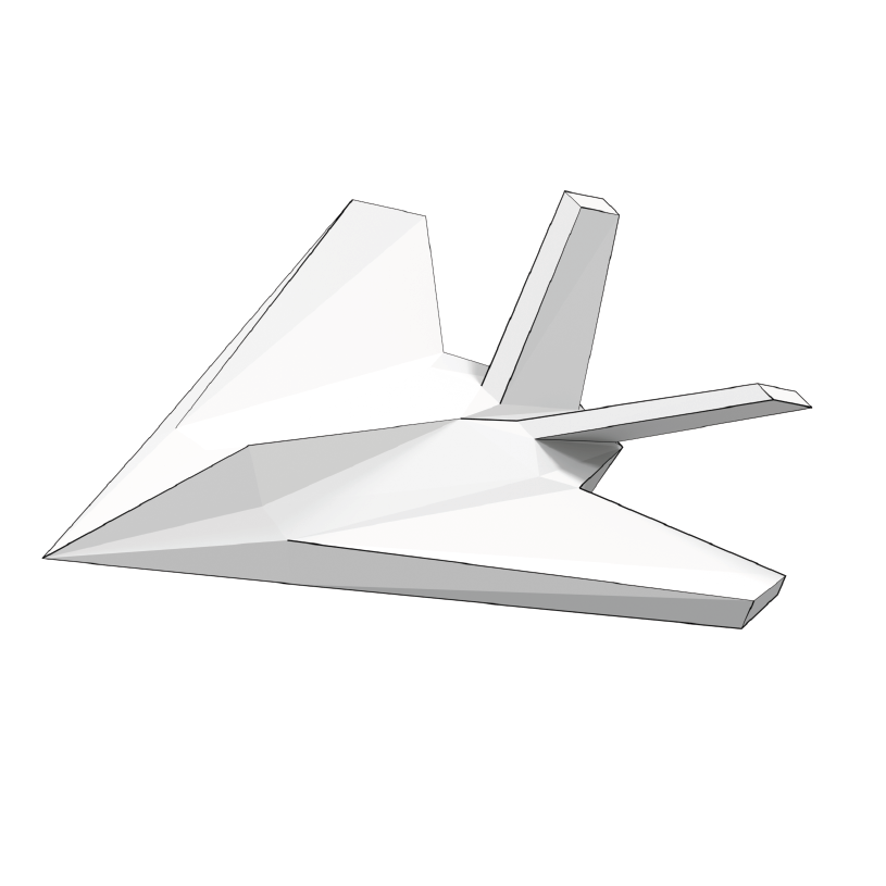 Parent and child working together to assemble a 3d paper plane
